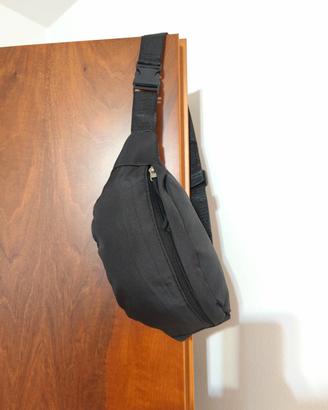 Marsupio Casual Monocromatico Nero - NUOVO