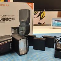 Flash Godox V860 II C per Canon