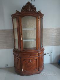 Vetrina imperiale intarsiata