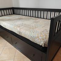 Divano letto Hemnes singolo matrimoniale, cassetti
