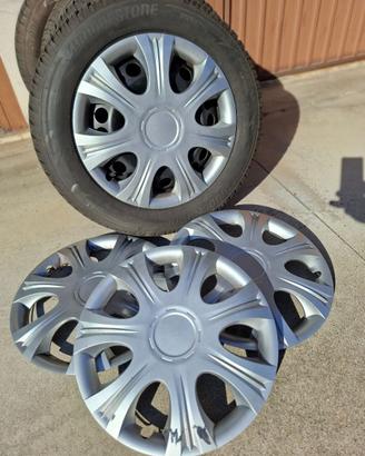 Ruote invernali da 15" complete per Opel Corsa E