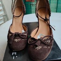 Scarpe con Zeppa in Suede - Made in Italy - Vero C
