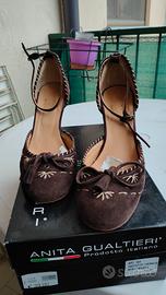 Scarpe con Zeppa in Suede - Made in Italy - Vero C