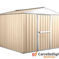 Box porta attrezzi in lamiera 276x260 beige