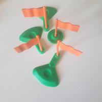 Set n.4 bandierine Subbuteo anni 80
