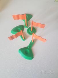 Set n.4 bandierine Subbuteo anni 80