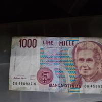 moneta vecchia lire.. vecchia mille lire di carta 