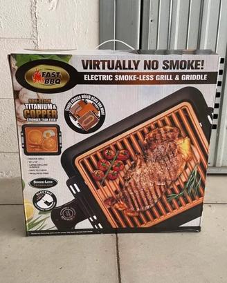 Piastra per barbecue smoke free