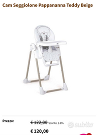 Seggiolone pappa nanna cam