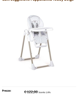 Seggiolone pappa nanna cam