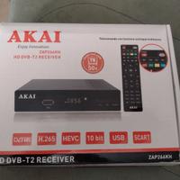 Digitale terrestre t2 Hd USB marca Akai 