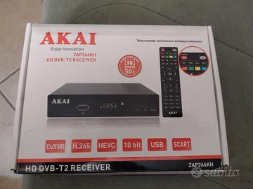Digitale terrestre t2 Hd USB marca Akai 