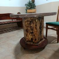 TAVOLINO CONTENITORE RUSTICO 