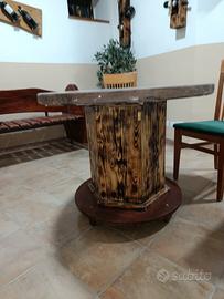 TAVOLINO CONTENITORE RUSTICO 