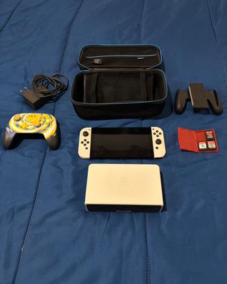 Nintendo switch OLED + pad + 3 giochi