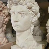 Testa David di Michelangelo vedi descrizione