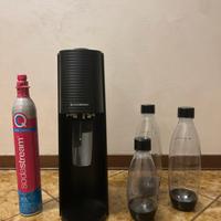 SodaStreamTERRA nero +2 Cilindri CO2 +3 bottiglie