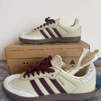 adidas Samba OG Wonder White Maroon (Women's) EU37