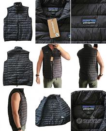 Gilet imbottito Patagonia Nero Tg. L - Nuovo