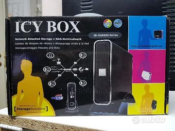 NAS 250gb ICY BOX Alluminio (No PLASTICA)