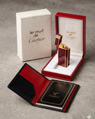 Must de Cartier Bordeaux - Provenienza Parigi