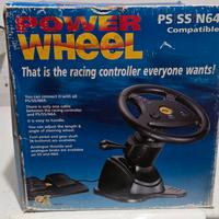 Volante e pedaliera console Vintage