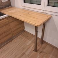 Penisola movibile/regolabile legno rovere