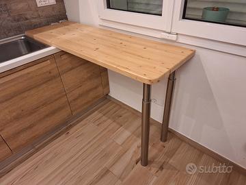 Penisola movibile/regolabile legno rovere