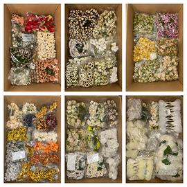 Fiori per bomboniere e decorazioni (prezzo tot.)