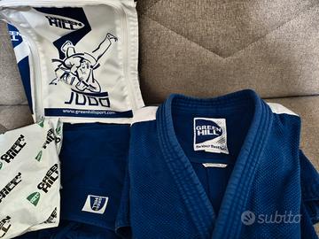 Kimono Judo Gi Green Hill Semi Taglia 170 Plus