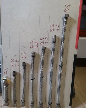 flessibili acciaio inox 