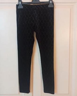 🖤Leggings Neri Ciniglia Glitter Fantasia a Rete ✨