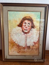 Sergio Raugi “Clowns” – Olio su tela 1989