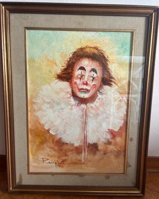 Sergio Raugi “Clowns” – Olio su tela 1989