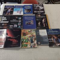 Stock libri allenamento, psicologia, stretching