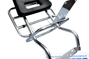 PortaPacchi con Schienale Cromato Vespa PX PE 125