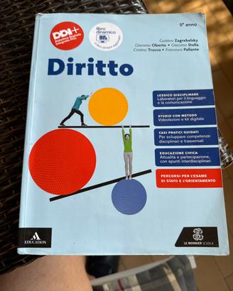 Libro Diritto 5° anno - Le Monnier Scuola Cartaceo