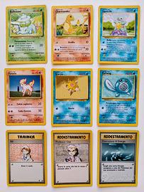 Lotto misto carte Pokemon old 