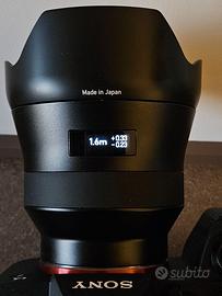 Grandangolo ZEISS BATIS 18mm f/2.8 attacco sony E