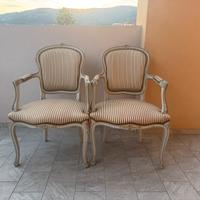 Coppia di sedie vintage in legno