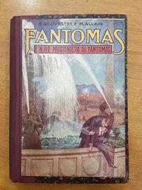 Un re prigioniero di Fantomas, libro Salani 1923