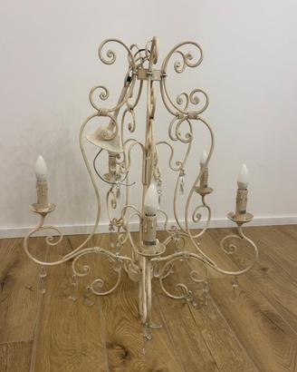 Lampadario shabby chic