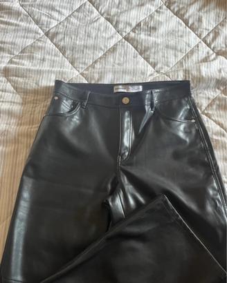 pantaloni di eco pelle