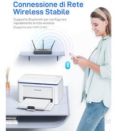 Stampante wi-fi con toner