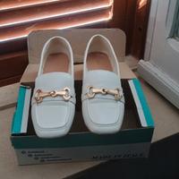Mocassini bianchi donna taglia 40