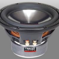 Subwoofer Target da 38 con il suo cassone box