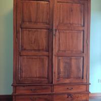 Armadio stile etnico in legno Palisandro