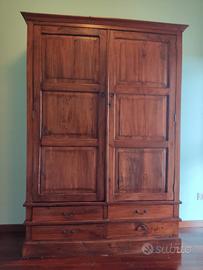 Armadio stile etnico in legno Palisandro