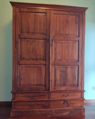 Armadio stile etnico in legno Palisandro