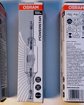 3 Lampade OSRAM Powerstar HQI-TS 150W/NDL Excellen